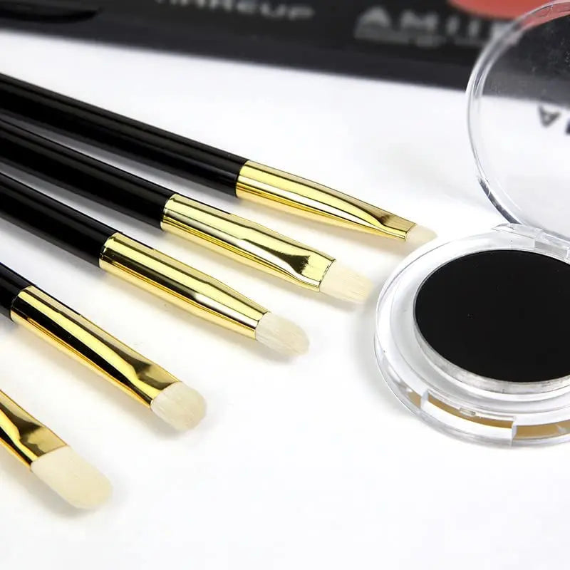 11Pcs Professional Makeup Brush Set Make up Brushes Synthetic Hair Aluminum Ferrule Wood Handle
