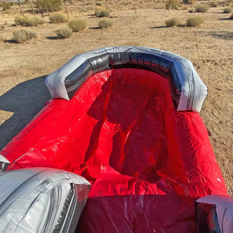 19 FT Flame Commercial Grade Water Slide with Pool (With Blower)
