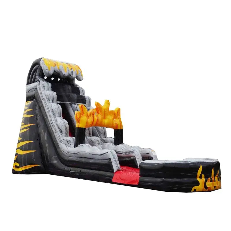 19 FT Flame Commercial Grade Water Slide with Pool (With Blower)