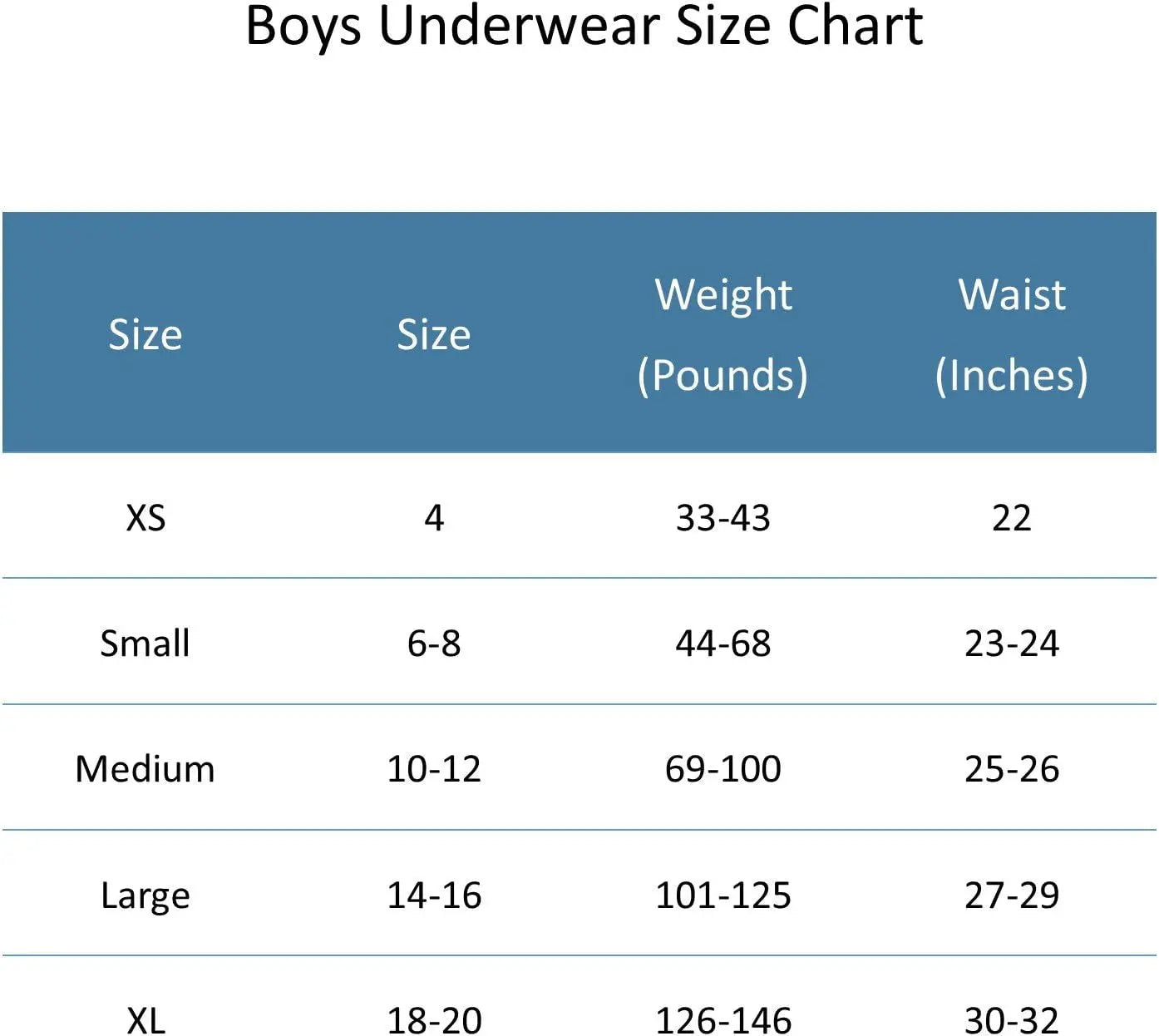 Boy'S B841W5 5-Pack Boxer (Pack of 5)