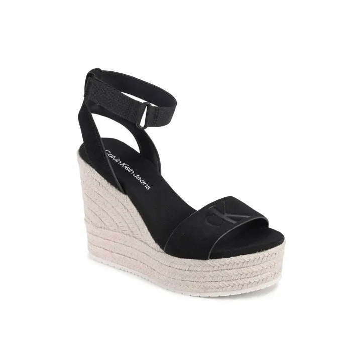 Calvin Klein Womens Wedge Black YW0YW01026BEH Calvin Klein