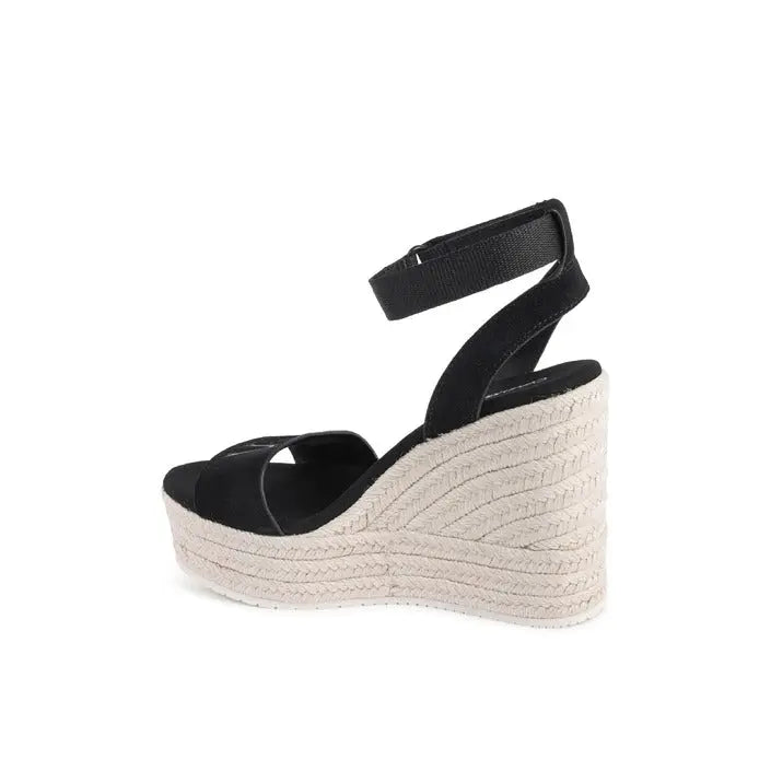 Calvin Klein Womens Wedge Black YW0YW01026BEH Calvin Klein