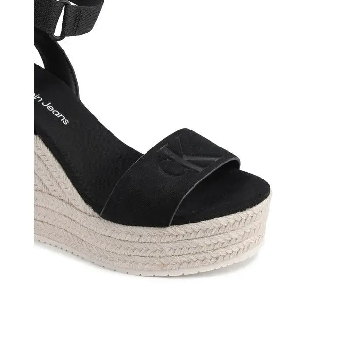Calvin Klein Womens Wedge Black YW0YW01026BEH Calvin Klein