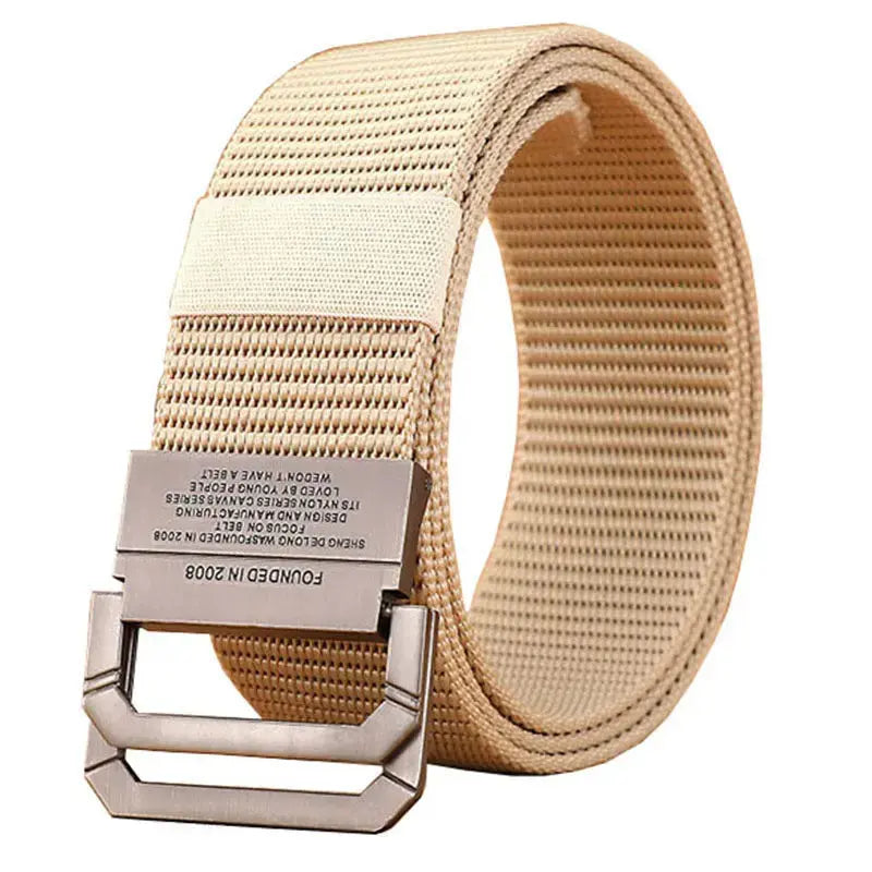 Men Belt Nylon Webbing Fabric Tactical Army Canvas Casual Fashion Luxury Designer Jeans Belt for Men Military Sports Strap HB009