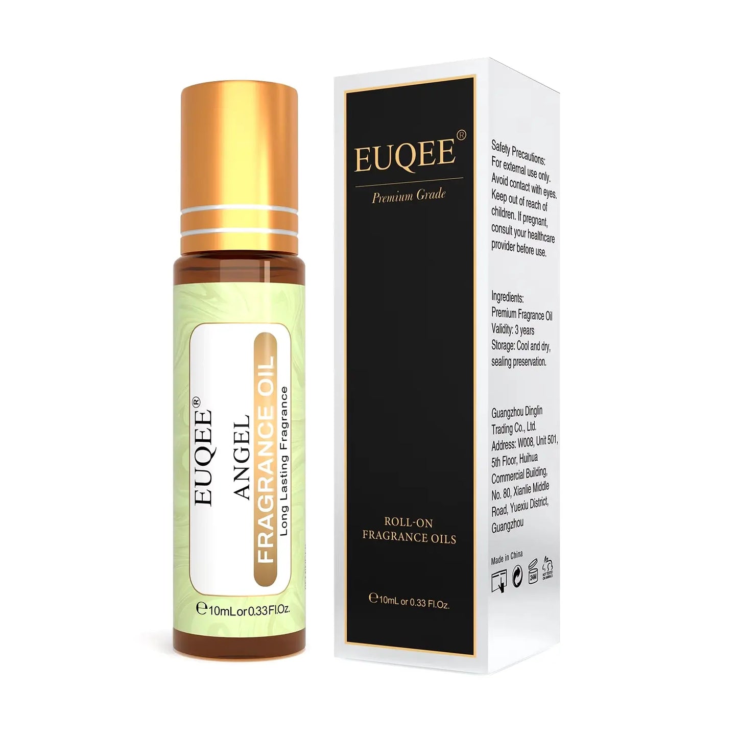 10Ml Roller Smear Fragrance Oil for Women Fresh Line Coconut Vanilla Angel for Aromatherapy,Diy Soap,Candle Making