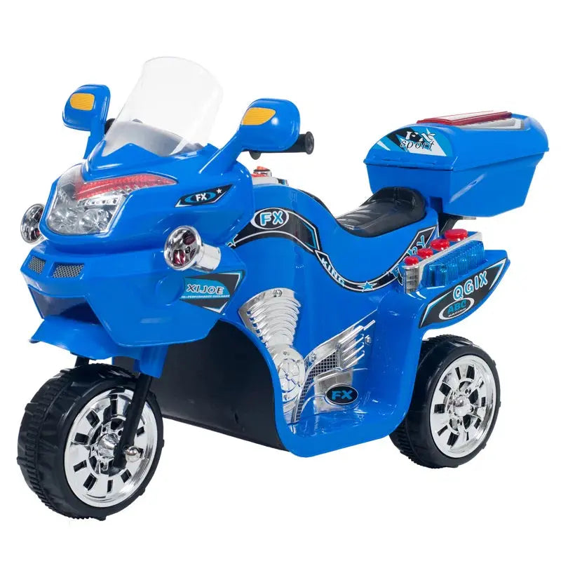 Kids Motorcycle Toy - 6V Battery Powered 3-Wheel Electric Motorcycle for Kids Ages 3 to 6 with Sounds, Reverse, and Headlights - Toddler Ride on Toys - Gift for by Lil’ Rider