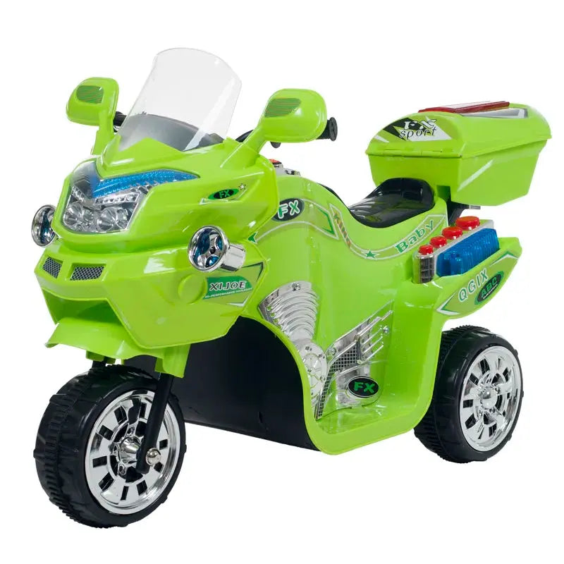 Kids Motorcycle Toy - 6V Battery Powered 3-Wheel Electric Motorcycle for Kids Ages 3 to 6 with Sounds, Reverse, and Headlights - Toddler Ride on Toys - Gift for by Lil’ Rider
