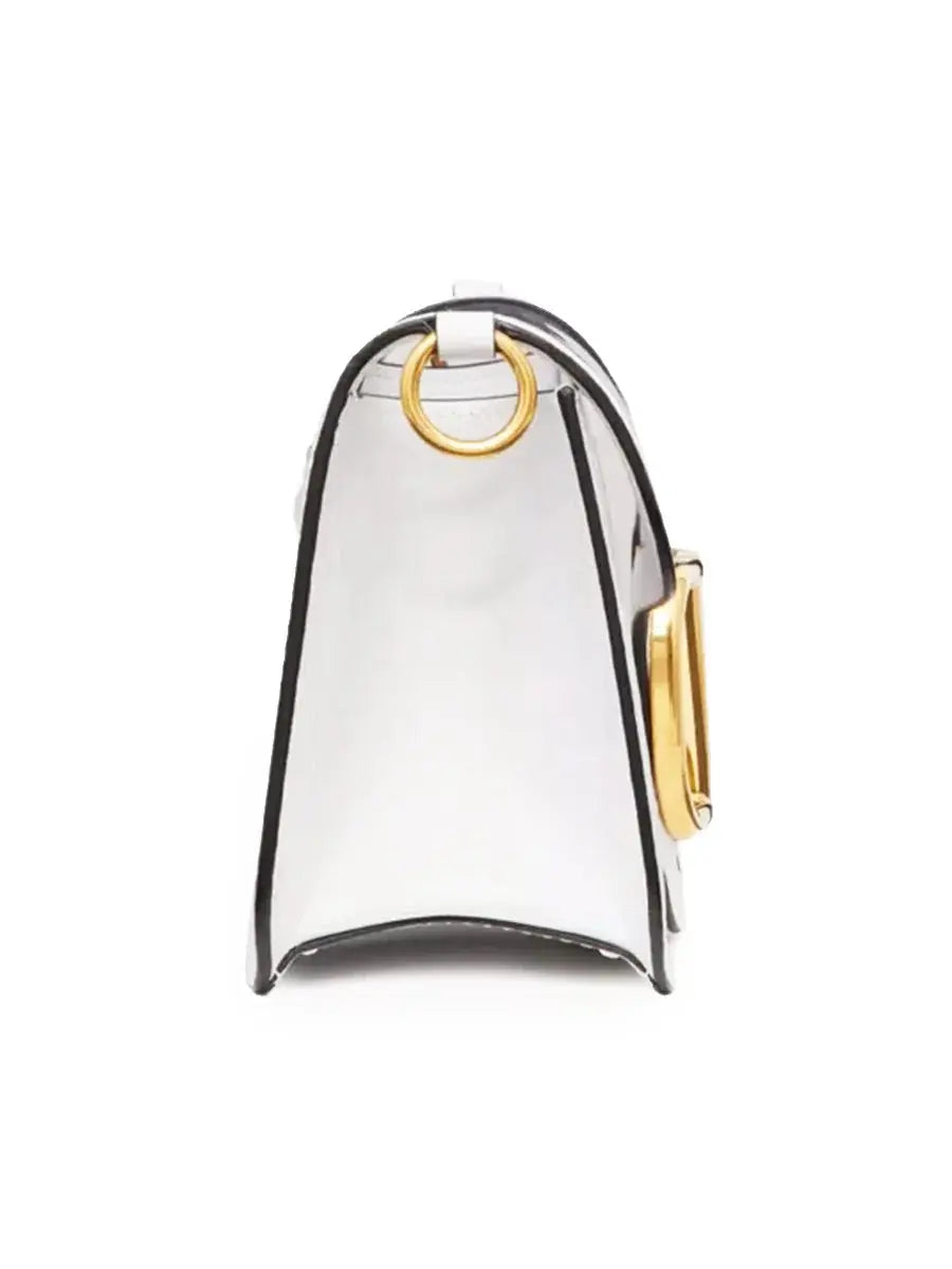 Loco Shoulder Bag in Polymeric Material Transparent