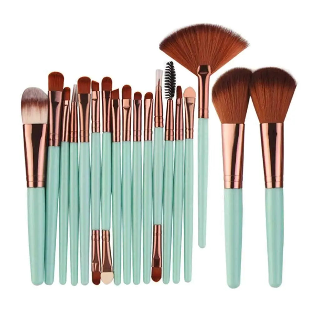 Makeup Brushes Set 18Pcs Eyebrow Highlighter Powder Foundation Eye Shadow Brush Cosmetics Professional Makeup Brush (Color : E)(E)