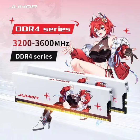 Memoria Ram Ddr4 8GB 16GB 3200Mhz 3600Mhz DIMM Desktop Gaming Memory RAMS with White Heat Sink