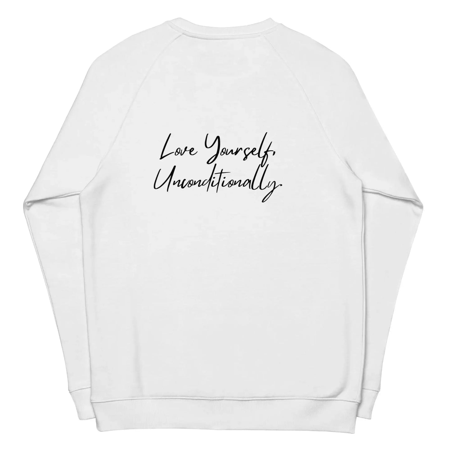 Organic Sweatshirt SELF LOVE Unisex Organic Raglan Sweatshirt