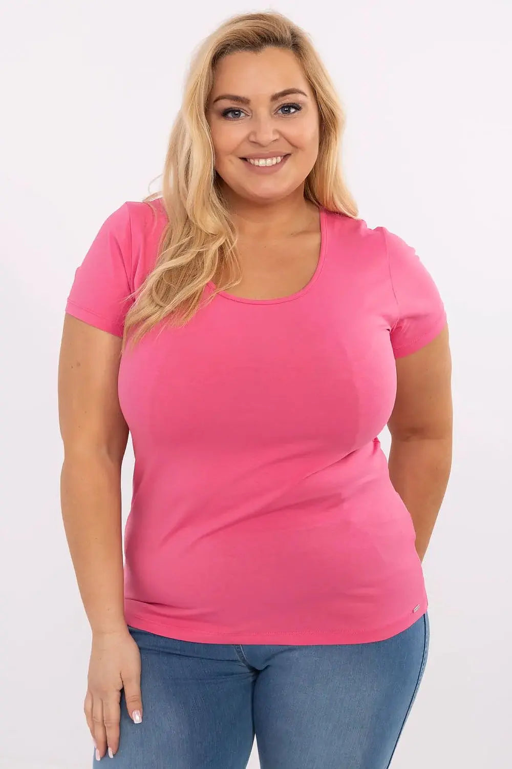 Plus size T-shirt model 211768 Relevance