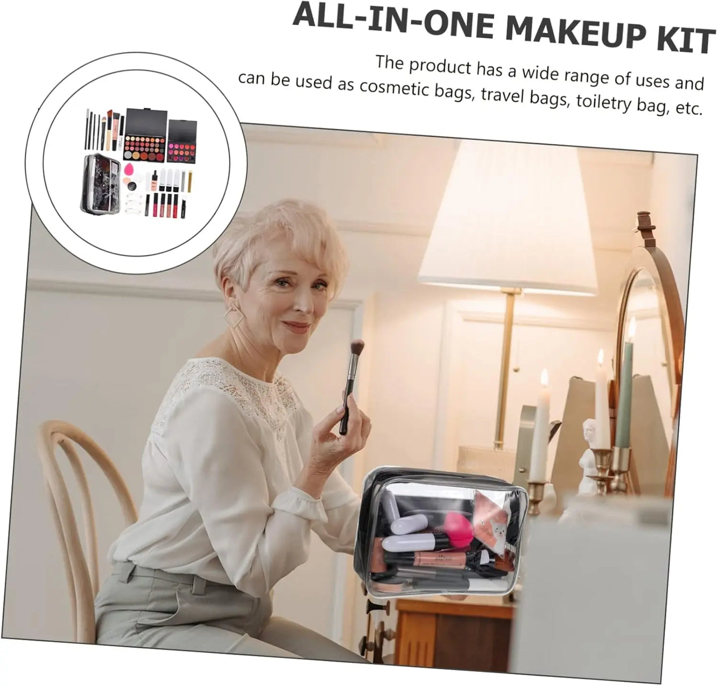 3 Sets Women'S Makeup Set Gift for Women Cosmetics Sulies Makeup Brushes Lip Gloss for Women Mascara Sets Eyeshadow Set Makeup Kit Women Cosmetics Sulies Cosmetic Kit for Women ( Color : as Shownx4Pcs
