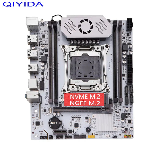 X99 Motherboard D4 TPM2.0 LGA 2011 3 with M.2 Slot Support X99 C612Chip DDR4 Memory SATA3.0 USB3.0 PCI16X