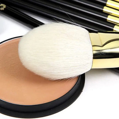 11Pcs Professional Makeup Brush Set Make up Brushes Synthetic Hair Aluminum Ferrule Wood Handle