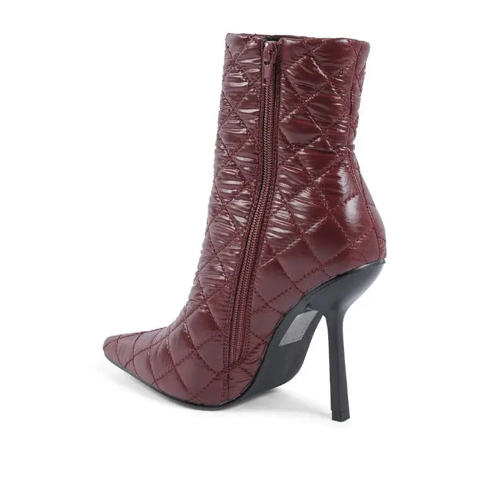 19V69 Italia Womens Ankle Boot Bordeaux HF007 BORDEAUX 19V69 ITALIA by VERSACE 19.69 ABBIGLIAMENTO SPORTIVO S.R.L.