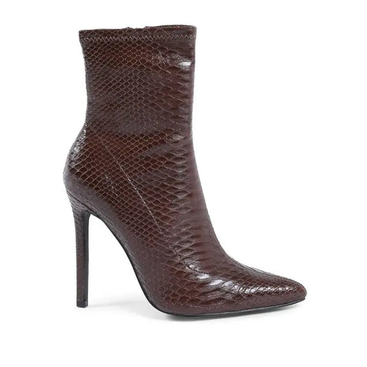 19V69 Italia Womens Ankle Boot Brown HF006 MARRONE 19V69 ITALIA by VERSACE 19.69 ABBIGLIAMENTO SPORTIVO S.R.L.