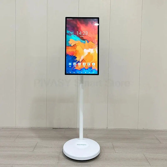 Popular 24Inch Smart Display Lcd Touch Screen Android 6G+128G Portable Smart Tv Indoor Conference Mobile Tv for Gym Gaming Live