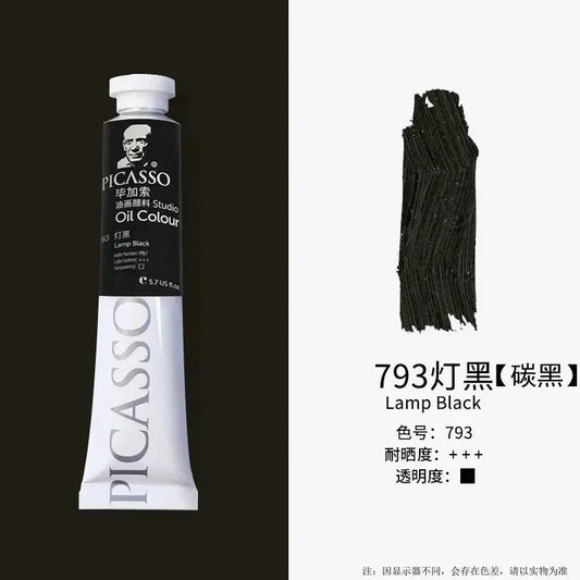 50Ml Oil Paint High Saturation Faster Drying Time with Creamy Texture and Consistency for Artists, Students, Beginners