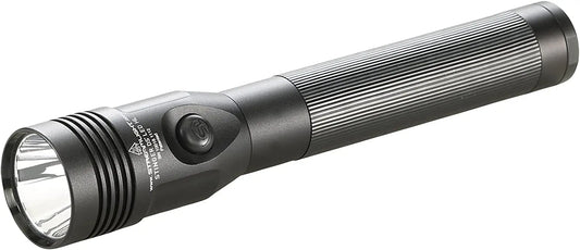 75458 Stinger DS LED HL 800-Lumen Rechargeable Dual Switch Flashlight with 120-Volt Ac/12-Volt DC Smart Charge Piggyback Charger (Nimh), Black
