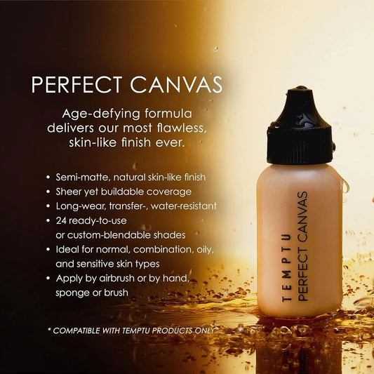 Air Flawless Complexion Airbrush Kit: Cordless Pro Airbrush System Refillable Pro Makeup Cartridges Includes Primer, Blush, Highlighter & Perfect Canvas Foundation Set