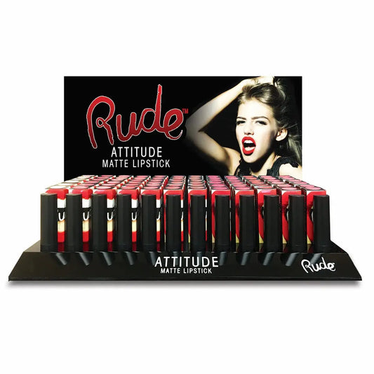 Attitude Matte Lipstick Acrylic Display Set A, 144 Pieces + 12 Testers