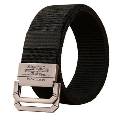 Men Belt Nylon Webbing Fabric Tactical Army Canvas Casual Fashion Luxury Designer Jeans Belt for Men Military Sports Strap HB009
