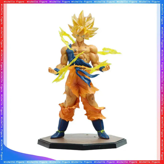 Dragon Ball Super Saiyan Figure Anime Model Peripheral Ornaments Monkey King Goku Goji Classic Super Race Series