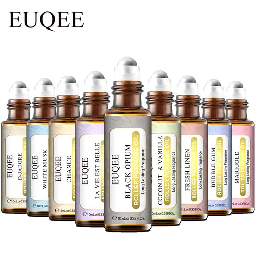 10Ml Roller Smear Fragrance Oil for Women Fresh Line Coconut Vanilla Angel for Aromatherapy,Diy Soap,Candle Making