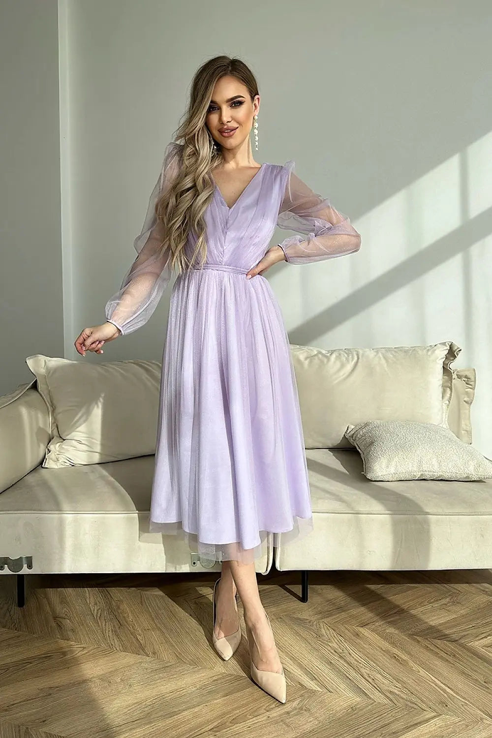  Evening dress model 177817 Bicotone 