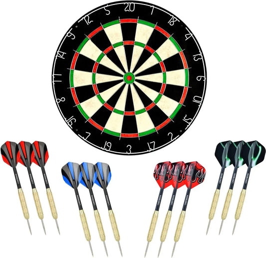 Dartscheibe Mit Klammerfreiem Bullseye, 18 G Stahlspitze, Dartscheiben-Montagesets Enthalten