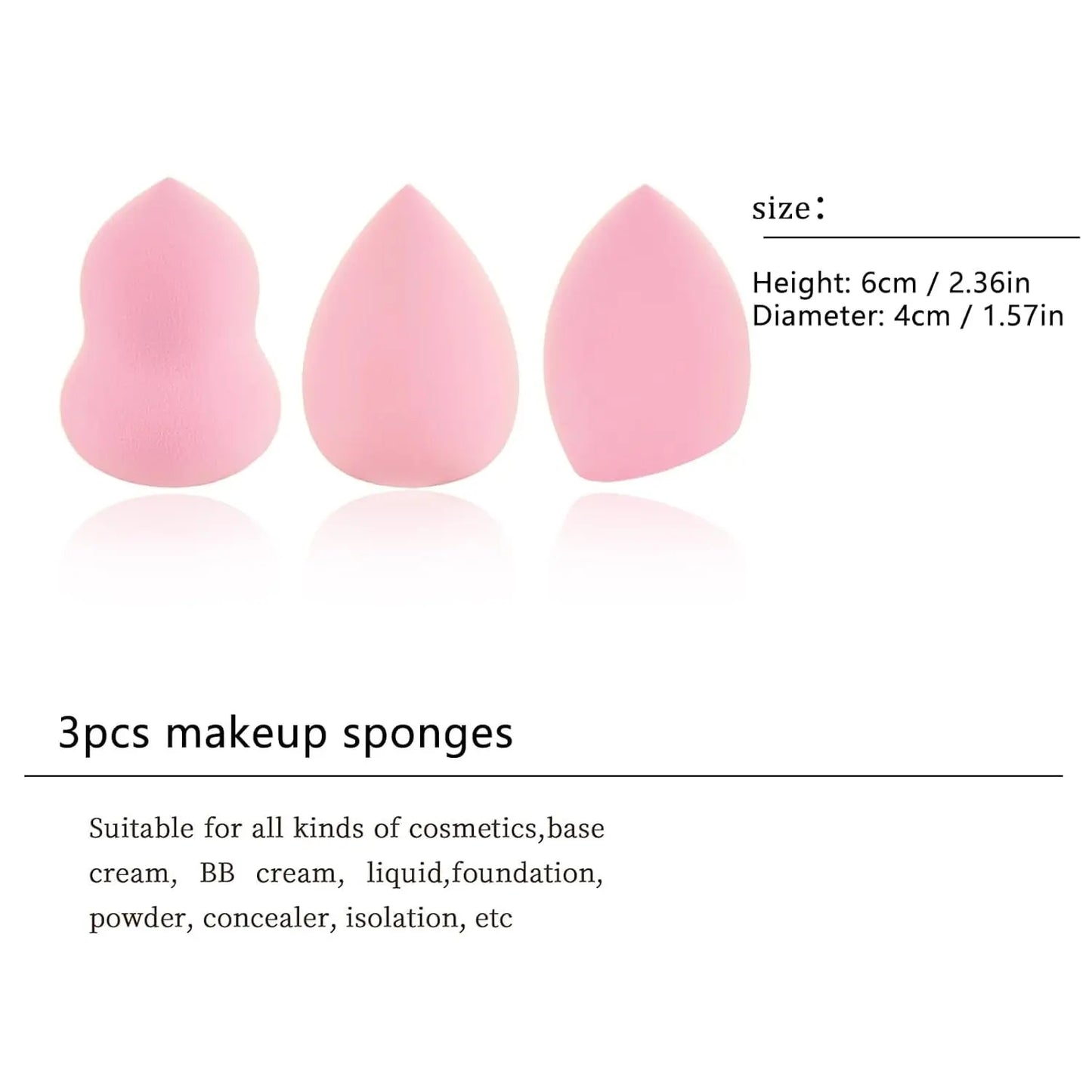 18Pcs Pink Blue Makeup Brush & Sponge Set – Soft Synthetic, Gift for Her