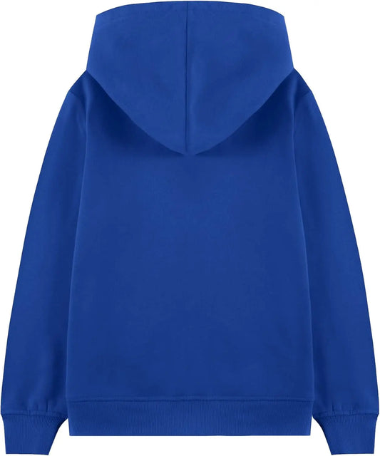 Kids Soft Brushed Fleece Zip-Up Hooded Sweatshirt Hoodie for Boys or Girls 4-12 Years