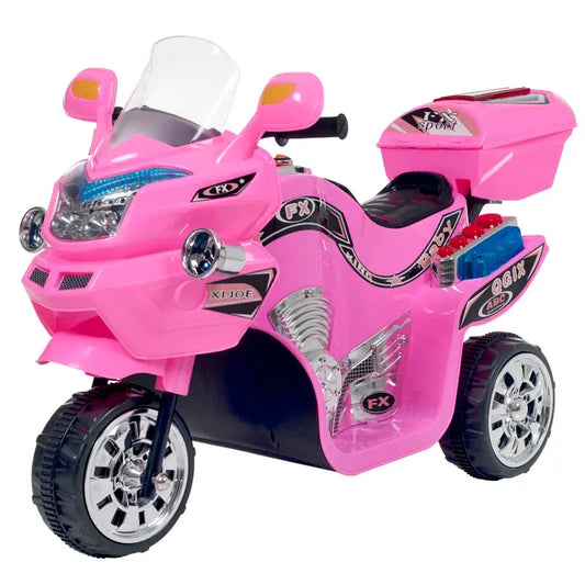 Kids Motorcycle Toy - 6V Battery Powered 3-Wheel Electric Motorcycle for Kids Ages 3 to 6 with Sounds, Reverse, and Headlights - Toddler Ride on Toys - Gift for by Lil’ Rider