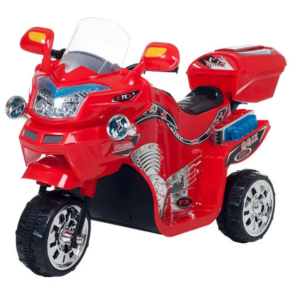 Kids Motorcycle Toy - 6V Battery Powered 3-Wheel Electric Motorcycle for Kids Ages 3 to 6 with Sounds, Reverse, and Headlights - Toddler Ride on Toys - Gift for by Lil’ Rider
