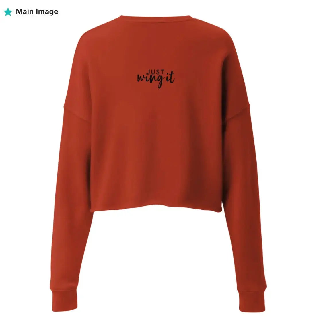 Live Bold Crop Sweatshirt
