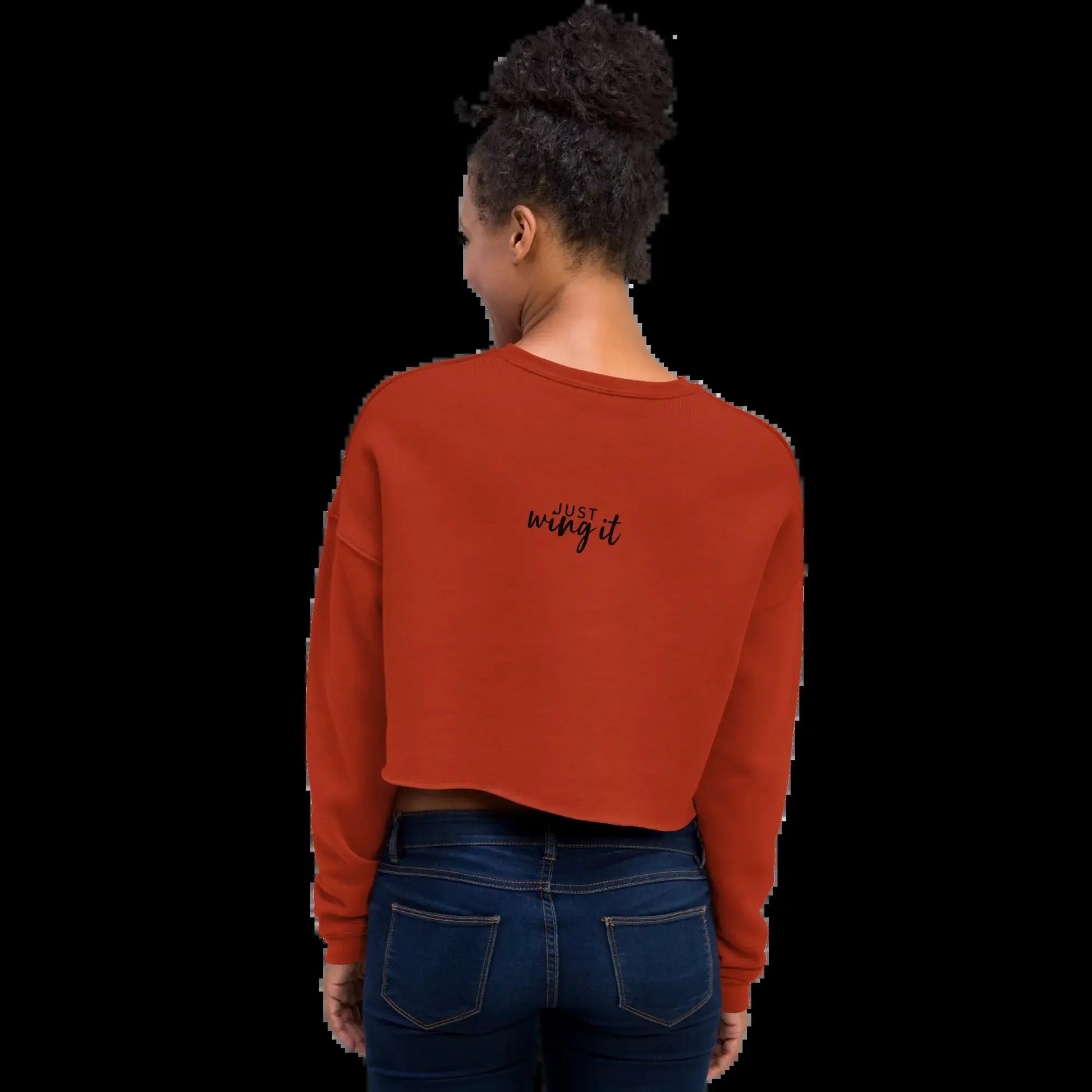 Live Bold Crop Sweatshirt