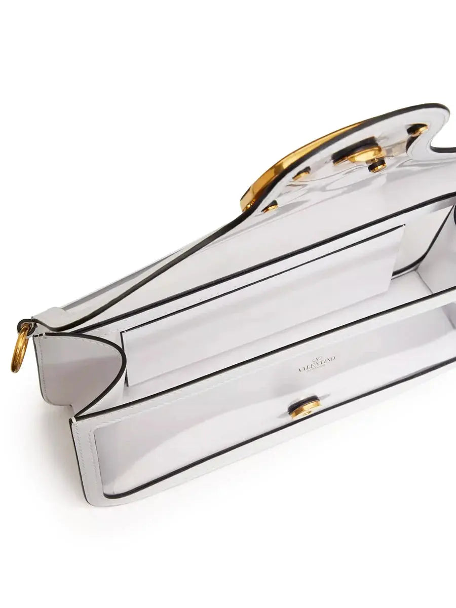 Loco Shoulder Bag in Polymeric Material Transparent