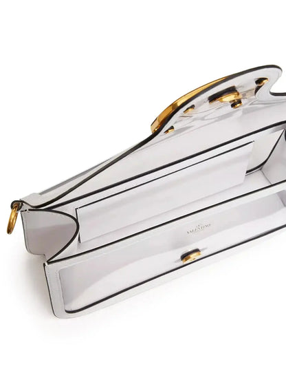 Loco Shoulder Bag in Polymeric Material Transparent