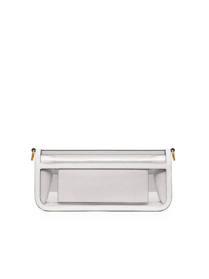 Loco Shoulder Bag in Polymeric Material Transparent