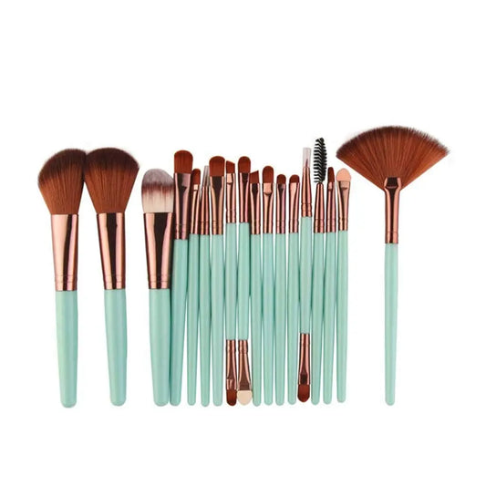 Makeup Brushes Set 18Pcs Eyebrow Highlighter Powder Foundation Eye Shadow Brush Cosmetics Professional Makeup Brush (Color : E)(E)
