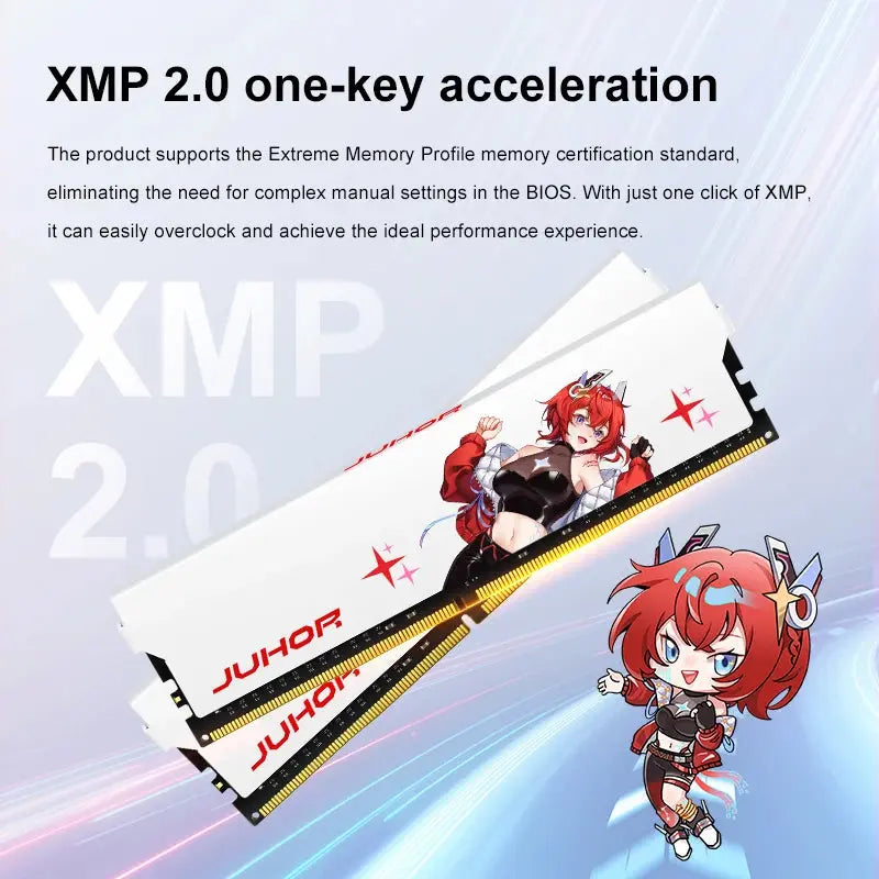 Memoria Ram Ddr4 8GB 16GB 3200Mhz 3600Mhz DIMM Desktop Gaming Memory RAMS with White Heat Sink