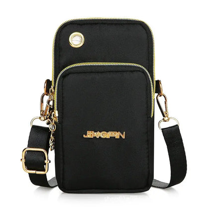 Mobile Phone Bag, WOMEN'S Crossbody Mini Bag, 2024 New Fashion Mom Mommy Coin Bag, Neck Hanging Running Cover
