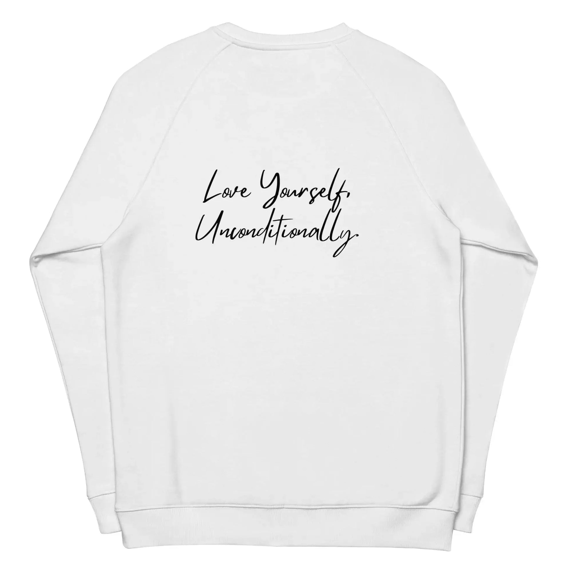 Organic Sweatshirt SELF LOVE Unisex Organic Raglan Sweatshirt
