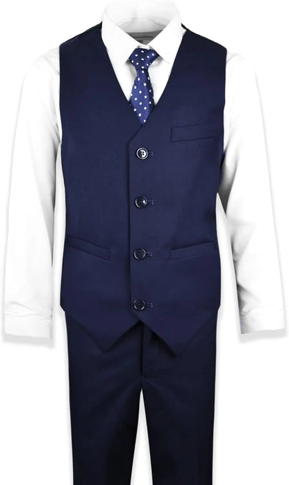 Signature Boys' Slim Fit Suit Complete Outfit