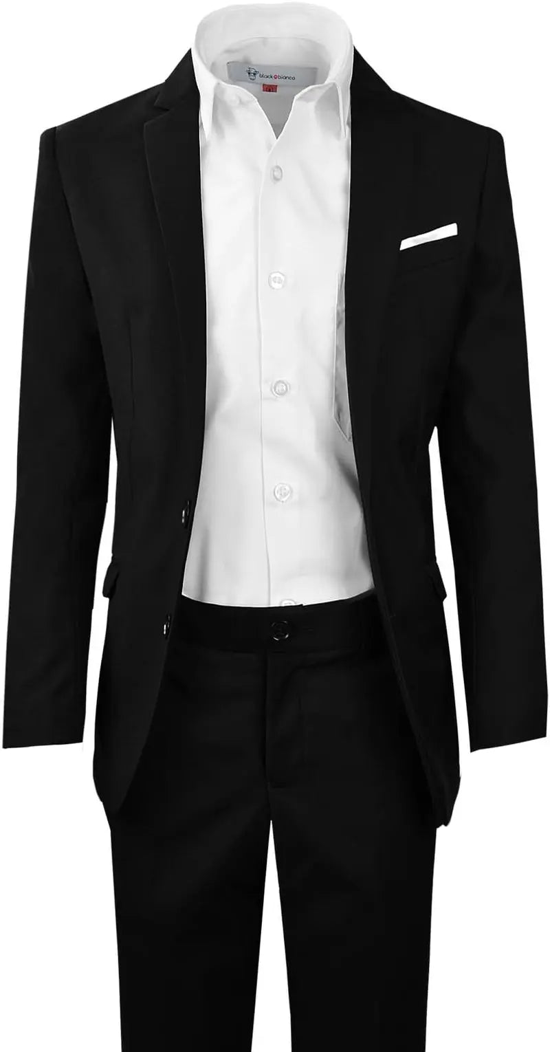 Signature Boys' Slim Fit Suit Complete Outfit
