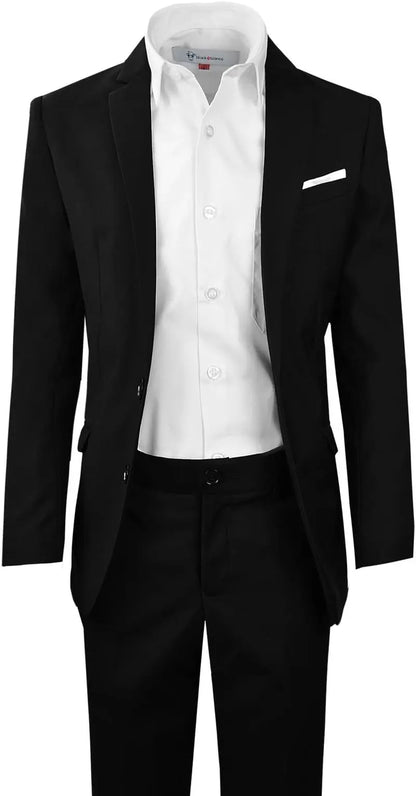 Signature Boys' Slim Fit Suit Complete Outfit