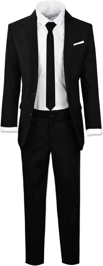 Signature Boys' Slim Fit Suit Complete Outfit