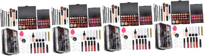 3 Sets Women'S Makeup Set Gift for Women Cosmetics Sulies Makeup Brushes Lip Gloss for Women Mascara Sets Eyeshadow Set Makeup Kit Women Cosmetics Sulies Cosmetic Kit for Women ( Color : as Shownx4Pcs