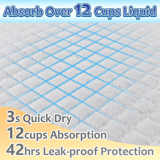 XXL Puppy Pads 30"X36", 30 Count Thicken Dog Pee Pads Extra Large, Puppy Pads Extra Large for Indoor, Outdoor Use, Heavy Absorbent Pee Pads for Dogs Extra Large